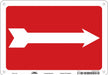 Safety Sign 7 in x 10 in Aluminum
