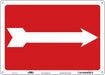 Safety Sign 10 in x 14 in Polyethylene