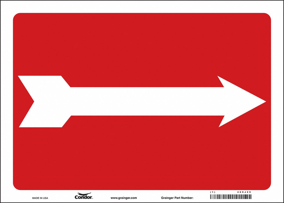 Safety Sign 10 in x 14 in Vinyl