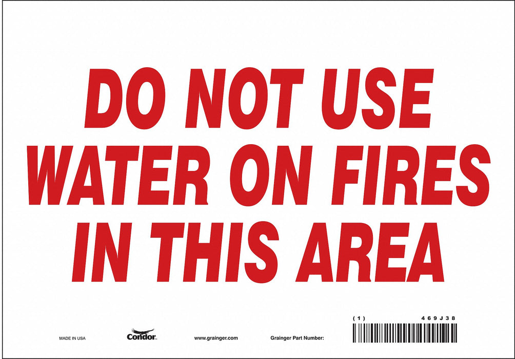 Safety Sign 7 in x 10 in Vinyl