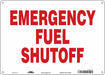 Safety Sign 10 in x 14 in Aluminum