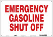 Safety Sign 10 in x 14 in Polyethylene