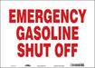 Safety Sign 10 in x 14 in Vinyl