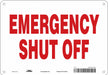 Safety Sign 7 in x 10 in Aluminum