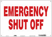 Safety Sign 10 in x 14 in Polyethylene