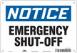 Safety Sign 7 in x 10 in Polyethylene