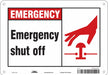 Safety Sign 7 in x 10 in Polyethylene