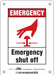 Safety Sign 7 in x 5 in Polyethylene
