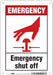 Safety Sign 10 in x 7 in Polyethylene