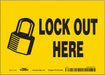 Safety Sign 5 inx7 in Vinyl