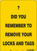 Safety Sign 14 inx10 in Aluminum