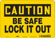 Safety Sign 7 in x 10 in Aluminum