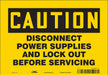 Safety Sign 7 inx10 in Vinyl