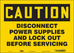 Safety Sign 10 inx14 in Vinyl
