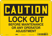 Safety Sign 7 in x 10 in Aluminum