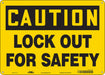Safety Sign 10 inx14 in Aluminum