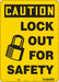 Safety Sign 14 inx10 in Polyethylene