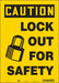 Safety Sign 14 inx10 in Vinyl