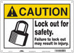 K0107 Safety Sign 10 in x 14 in Aluminum