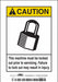 Safety Sign 5in x 3.5in Vinyl