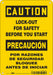 Safety Sign 10 inx7 in Aluminum
