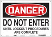 Safety Sign 10 inx14 in Aluminum