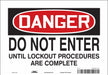 Safety Sign 7 inx10 in Vinyl