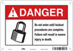 Safety Sign 7 in x 10 in Aluminum