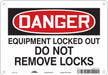 Safety Sign 7 in x 10 in Aluminum