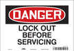 Safety Sign 7 inx10 in Vinyl