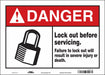 Safety Sign 10 in x 14 in Vinyl