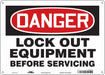 Safety Sign 10 inx14 in Aluminum