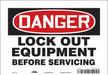 Safety Sign 7 inx10 in Vinyl