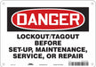 Safety Sign 7 in x 10 in Aluminum