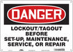 Safety Sign 10 inx14 in Aluminum