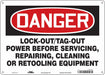 Safety Sign 7 in x 10 in Aluminum