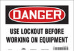 Safety Sign 7 in x 10 in Vinyl