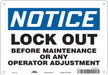 Safety Sign 7 in x 10 in Aluminum