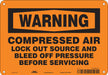Safety Sign 7 in x 10 in Aluminum