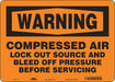 Safety Sign 10 inx14 in Polyethylene