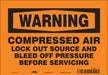 Safety Sign 7 inx10 in Vinyl