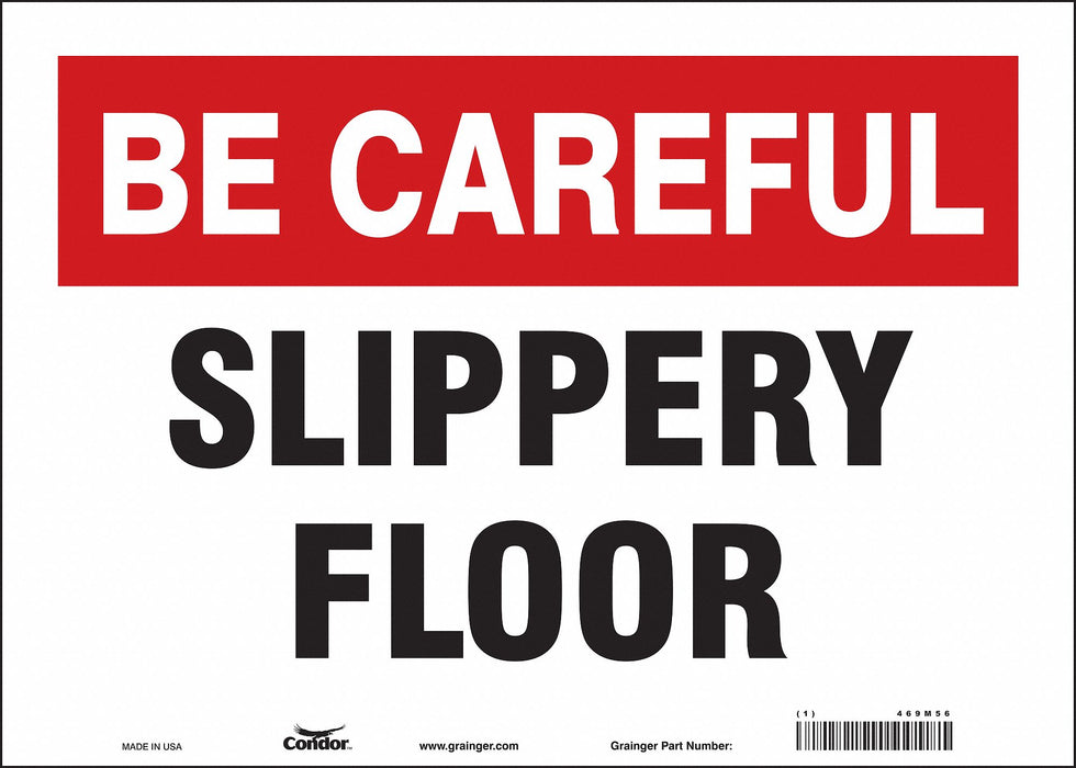 Safety Sign 10 inx14 in Vinyl