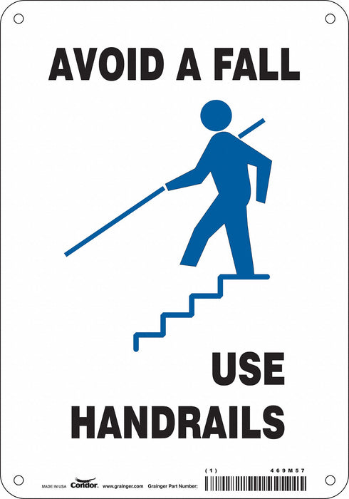 Safety Sign 10 inx7 in Aluminum