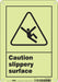 Safety Sign 10 in x 7 in Polyethylene