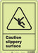 Safety Sign 14 in x 10 in Polyethylene