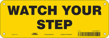Safety Sign 3.5in x 10in Aluminum