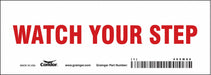 Safety Sign 2.5in x 7in Vinyl
