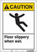 Safety Sign 14 inx10 in Polyethylene