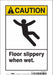 Safety Sign 10 inx7 in Vinyl