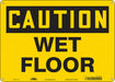Safety Sign 10 inx14 in Polyethylene